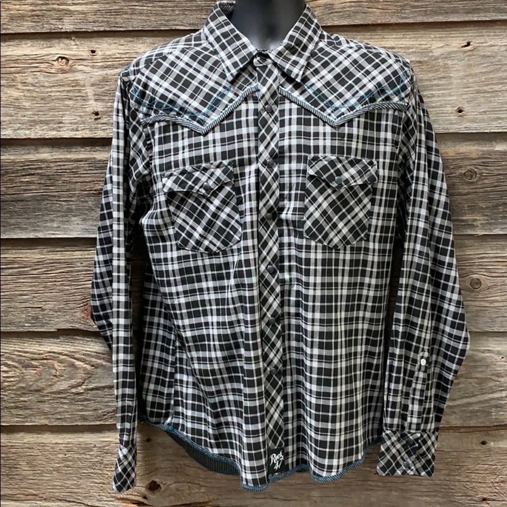 Wrangler Rock 47 Men’s Shirt, L/S, Snap, NWT
